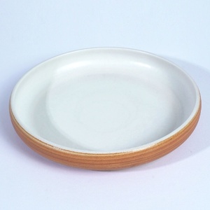 Plato de Cerámica Color Marfil Medio, Diseño Japandi, Apto para Lavavajillas, Grado Alimenticio, para Sushi, Aperitivos, Postres, Restaurantes y Hoteles - Product Image 2