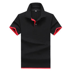 Polo de color sólido para hombre, talla grande, para verano, de manga corta. - Product Image 6