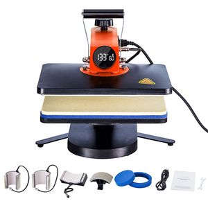 Macchina Termopressa Multifunzione 6 in 1 per Sublimazione Fai-da-te su T-shirt, Cappelli, Tazze 12x15 - Progetti di Trasferimento Termico Semplificati - Product Image 1