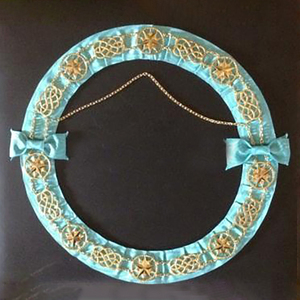 Collar de Oficial Masónico de Alta Calidad, Personalizado, Bordado en Nailon, Duradero, Ecológico, Estilo Vintage, a Precio Económico - Product Image 1