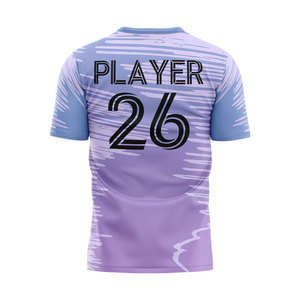 Camisetas de Fútbol Personalizadas para Hombre, Cuello en V, Manga Corta, Tallas Grandes, Diseño Clásico Vintage, Transpirables, 100% Poliéster - Product Image 3