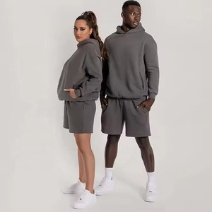 Ensemble sweat à capuche et short en polaire pour homme, coupe ajustée, best-seller, fabriqué au Pakistan - Product Image 6