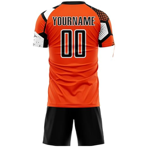 เสื้อฟุตบอลโพลีเอสเตอร์ 100% ระบายอากาศได้ดี น้ำหนักเบา แบบสั่งทำพิเศษ สีดำและสีน้ำเงิน สำหรับตลาดสหรัฐอเมริกาและยุโรปปี 2026 - Product Image 3