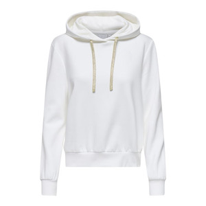 Sudadera con capucha de pana para mujer, con media cremallera, transpirable, de secado rápido, cuello alto, cordón ajustable, logo frontal, para otoño/primavera/verano - Product Image 4