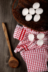 Serviettes de cuisine rectangulaires en coton écologique à carreaux rouges, séchage rapide, hypoallergéniques, tissées, lavables en machine, pour usage domestique - Product Image 5