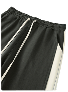 2026 <b>Summer</b> Casual Men's <b>Pants</b> for Men with Wide Legs Design Elastic Waist 100% Cotton for Selling Online - Product Image 6