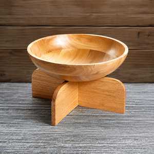 Bol décoratif en bois moderne, style tropical, pour la cuisine, vente en gros - Product Image 3