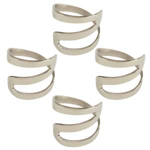 Lightweight Metal Napkin <b>Ring</b> <b>Holder</b> Elegant Table Decor for Dining Wedding Hotel Banquet Bulk Supply - Product Image 6