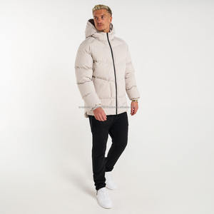 Chaquetas Acolchadas de Lona para Hombre, Diseño Nuevo, Estilo Urbano, Venta al por Mayor, Abrigos Acolchados Personalizados, Gruesos y Cálidos para Invierno - Product Image 2