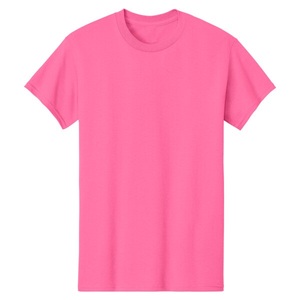 เสื้อยืดคอกลมทรงโอเวอร์ไซส์ สีชมพูเซฟตี้ ปี 2025 ผ้าฝ้าย 100% รักษ์โลก ทรงหลวม ไหล่ตก สไตล์สตรีทแวร์ สำหรับผู้ชาย - Product Image 4