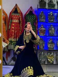 Wholesale Afghani <b>Dresses</b> Soft Fabric Embroidered Ethnic Women Clothing Bohemian Casual <b>Dresses</b> Custom Color Size Available - Product Image 5