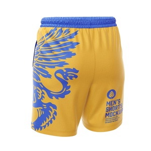 Pantalones Cortos de Verano Tejidos para Hombre, Unisex, con Logotipo Personalizable, Transpirables, Estilo Casual, Cintura Elástica, Estampados Sólidos Multicolores - Product Image 5