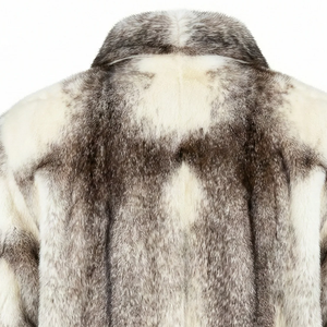 Manteau en fausse fourrure de luxe pour femme, chaud et élégant pour l'hiver, à manches longues, doux et moelleux, doublure en soie, personnalisable OEM, vente en gros - Product Image 3