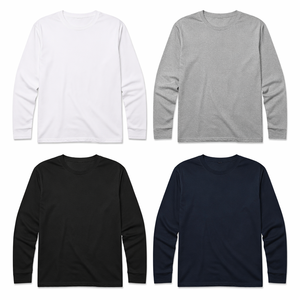 เสื้อยืดแขนยาวสั่งทำพิเศษสำหรับสุภาพบุรุษ ขายส่งจำนวนมาก - ผู้ผลิต OEM และผู้จัดจำหน่ายโดยตรงจากโรงงาน - Product Image 5