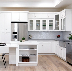 Muebles de Cocina Modulares JY, Encimera de Mármol, Diseño Europeo, Estilo Shaker, Juego Completo Personalizado, Ecológico, Resistente al Fuego, MDF - Product Image 2
