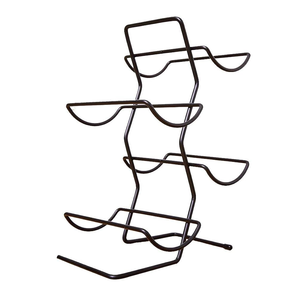 ที่วางขวดไวน์โลหะยอดนิยม ของตกแต่งบ้าน ชั้นวางขวดไวน์สำหรับตกแต่งบ้าน - Product Image 3