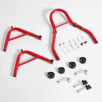 Support de stationnement universel pour moto, capacité 850 lb, cric de réparation, support de levage, support de roue avant et arrière pour moto
