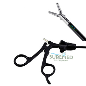 Pinces laparoscopiques à bec de canard pour la préhension précise et non traumatique des tissus chirurgicaux - Product Image 1