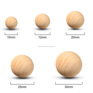 Cuentas de Madera de Acacia con Acabado Artesanal Natural, Lisas y Personalizables, con Piedras Preciosas Sueltas de Jade para la Fabricación de Pulseras y Joyería - Product Image 1