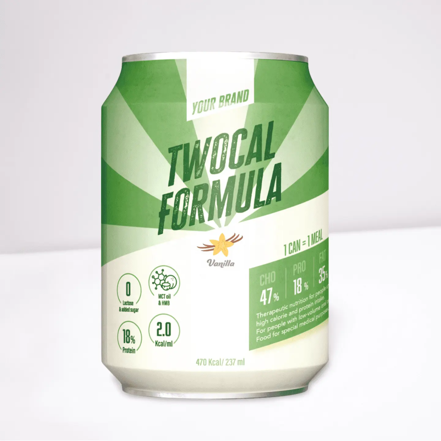 대만 건강 제품 제조업체 특수 목적을위한 Twocal 공식 액체 식품