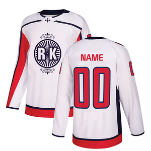 Ensemble d'uniformes de hockey sur glace personnalisés par sublimation, maillot et short en polyester respirant, tenue d'entraînement pour équipe adulte - Product Image 1