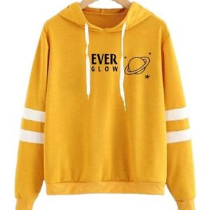เสื้อฮู้ดผู้หญิงแบบสบายๆ พิมพ์ลายดีไซน์ใหม่ คุณภาพสูง รับสกรีนโลโก้ตามสั่ง ผ้าฟลีซ 100% - Product Image 1