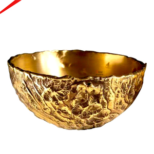 <b>Kitchen</b> Ware Serving Bowls Rice Bowls Serving Platers Fruit Dish and Bowls in Silver & Gold - Product Image 4