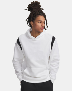 Sudadera con Capucha Blanca para Hombre, con Cierre, Estampado Digital, Corte Regular, Informal, para Otoño, con Diseño en los Hombros, de Algodón y Felpa - Product Image 1