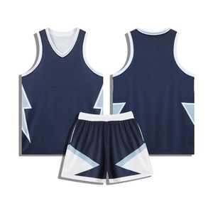 Ensemble Maillot et Short de Basketball Personnalisé en Gros – Tenue d'Équipe Sublimée, Séchage Rapide, Respirant, pour Hommes - Product Image 4