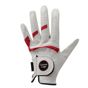 Gants de golf antidérapants en cuir Cabretta 100 % véritable, style unique, pour hommes et femmes, pour les sports - Product Image 6