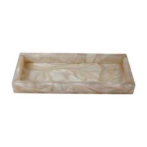 Juego de Baño Moderno de Cinco Piezas de Resina, Dispensador de Jabón y Portacepillos de Dientes Ecológico e Impermeable con Superficie Fácil de Limpiar - Product Image 3