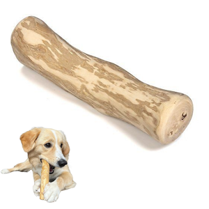 Bâton à mâcher pour chien en bois d'arbre à café naturel, durable, écologique, pour le nettoyage des dents, jouet à mâcher d'extérieur, taille petite/moyenne - Product Image 5