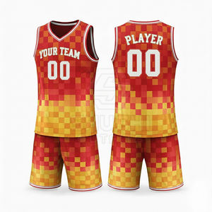 Vente en gros : Sweat à capuche de tir 100 % polyester, personnalisé, respirant, imprimé, pour l'été, uniforme de basketball - Product Image 5