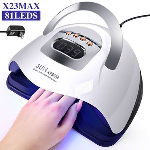 Lampada UV Professionale SUN X23MAX 81LED per Asciugatura Rapida di Tutti i Gel per Unghie, Potente Asciugatore per Manicure e Salone - Product Image 1