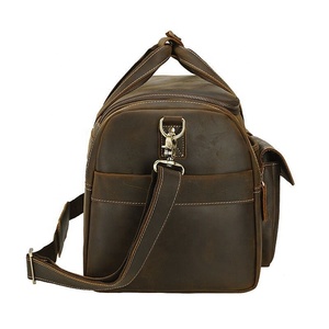 Sac de voyage week-end en cuir de qualité supérieure, souple, tendance, idéal pour costumes et robes – Nouveauté très prisée - Product Image 4