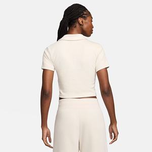 Polo haut court femmes vêtements personnalisés 2025 haut court Polo femmes bouton up Blouse Style Polo tricoté - Product Image 2