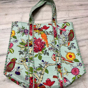 Assured Quality Women's Cotton Zipper Tote <b>Bag</b> with High Capacity for <b>Work</b> Weekend Outings Wholesale Style Cotton For Women - Product Image 1