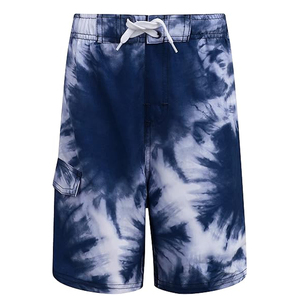 New Summer Customized Logo Fabric Swimming Trunks Sublimation Printing Board <b>Shorts</b> Tie Dye <b>Spandex</b>/Polyester <b>with</b> Pockets 2026 - Product Image 1
