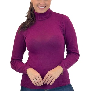 Pull-over tricoté pour femmes Lady Casual Crew Neck Long Sleeve Sweaters 2024 Spring Autumn Female Outwear Export From BD - Product Image 2