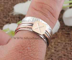 Name <b>Ring</b> 925 Sterling Silver Personalized Band <b>Ring</b> Wholesale Handcrafted <b>Initial</b> Letter Finger <b>Ring</b> Women Men Jewelry Gift - Product Image 2