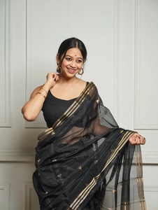 Latest Casual Wear Cotton Silk Printed <b>Sarees</b> <b>Blouse</b> Piece Indian Women's Sari Low Price Wholesale Surat Ethnic Wedding 79037 - Product Image 4