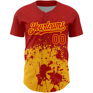 เสื้อเบสบอลพิมพ์ลายระบายอากาศรุ่นใหม่ล่าสุด เสื้อซอฟต์บอลสำหรับทีมแข่งขัน พร้อมชื่อผู้เล่น เสื้อยืดเบสบอลแขนสั้น รับผลิตแบบ OEM - Product Image 5