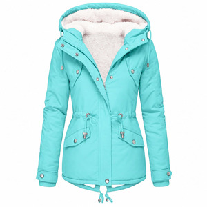 High Quality Custom OEM Women's <b>Lightweight</b> Long Sleeve Full Zip Water Resistant Packable Hooded Puffer <b>Jacket</b> Comfortable - Product Image 6