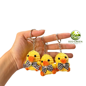 Crochet Animal <b>Bag</b> Charm Handmade Amigurumi Plush Pendant Cute Soft Yarn Keychain for Women and Children - Product Image 3