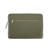 Tas Laptop Kulit Asli Premium Unisex, Logo Embos, Anti Air, Anti Guncangan, Pelindung Laptop 13-15 Inch
