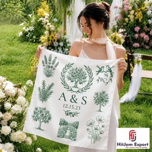 Pañuelo Cuadrado Moderno con Estampado Personalizado, Tipo Seda, para la Cabeza, Chal de Moda, Fabricante Textil OEM ODM, Exportación - Product Image 1