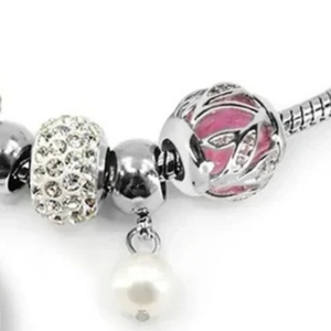   Bracelet pour femme fabriqué en 2006, élégant, couleur vert et argent, bijou à breloques, accessoire de mode pour poignet, inspiré des sororités, qualité supérieure - Product Image 2