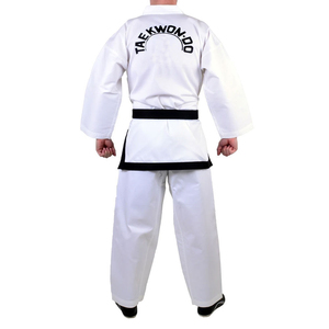 High Quality Cheap <b>Karate</b> Taekwondo Gi Approved Uniform Breathable Durable 100% Cotton Unisex Adult Best Selling Hot Sale - Product Image 3