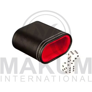High Quality Custom Logo Dice Cup Made From Genuine Leather - Product Image 5