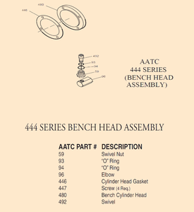Alva Engineers Heavy-Duty <b>Bench</b> Riveter 30C-30CH Series Pneumatic/Air <b>Tool</b> - Product Image 3